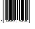 Barcode Image for UPC code 0895352002389