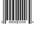 Barcode Image for UPC code 089539000064