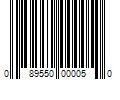 Barcode Image for UPC code 089550000050