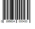 Barcode Image for UPC code 0895634000430