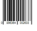 Barcode Image for UPC code 0896364002633