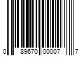 Barcode Image for UPC code 089670000077