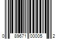 Barcode Image for UPC code 089671000052