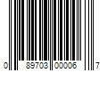 Barcode Image for UPC code 089703000067