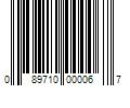 Barcode Image for UPC code 089710000067