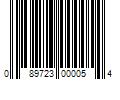 Barcode Image for UPC code 089723000054