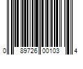 Barcode Image for UPC code 089726001034