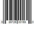 Barcode Image for UPC code 089726001690