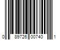 Barcode Image for UPC code 089726007401