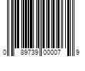 Barcode Image for UPC code 089739000079