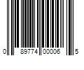 Barcode Image for UPC code 089774000065