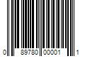 Barcode Image for UPC code 089780000011