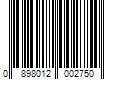 Barcode Image for UPC code 0898012002750