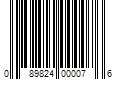 Barcode Image for UPC code 089824000076