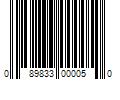 Barcode Image for UPC code 089833000050