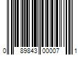 Barcode Image for UPC code 089843000071