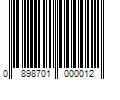 Barcode Image for UPC code 0898701000012