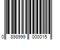 Barcode Image for UPC code 0898999000015. Product Name: All Market Inc Vita Coco Coconut Water  Nutrient & Electrolyte Rich  Original  33.8 fl oz Tetra  4-Pack