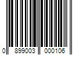 Barcode Image for UPC code 0899003000106