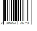 Barcode Image for UPC code 0899003000748