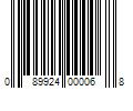 Barcode Image for UPC code 089924000068. Product Name: 