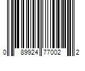 Barcode Image for UPC code 089924770022