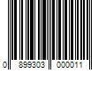 Barcode Image for UPC code 0899303000011