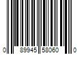 Barcode Image for UPC code 089945580600