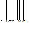 Barcode Image for UPC code 0899792001001