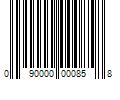 Barcode Image for UPC code 090000000858