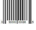 Barcode Image for UPC code 090000000865