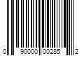 Barcode Image for UPC code 090000002852