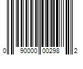 Barcode Image for UPC code 090000002982