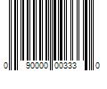 Barcode Image for UPC code 090000003330