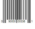 Barcode Image for UPC code 090000003361