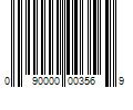 Barcode Image for UPC code 090000003569