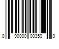 Barcode Image for UPC code 090000003590