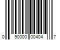 Barcode Image for UPC code 090000004047