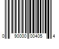 Barcode Image for UPC code 090000004054