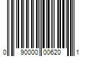 Barcode Image for UPC code 090000006201