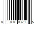 Barcode Image for UPC code 090000006515