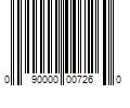 Barcode Image for UPC code 090000007260