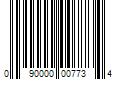 Barcode Image for UPC code 090000007734