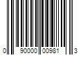 Barcode Image for UPC code 090000009813