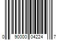 Barcode Image for UPC code 090000042247