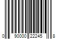 Barcode Image for UPC code 090000222458