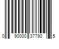 Barcode Image for UPC code 090000377905