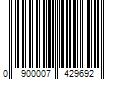 Barcode Image for UPC code 0900007429692