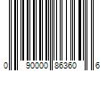 Barcode Image for UPC code 090000863606