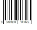 Barcode Image for UPC code 0900050603025